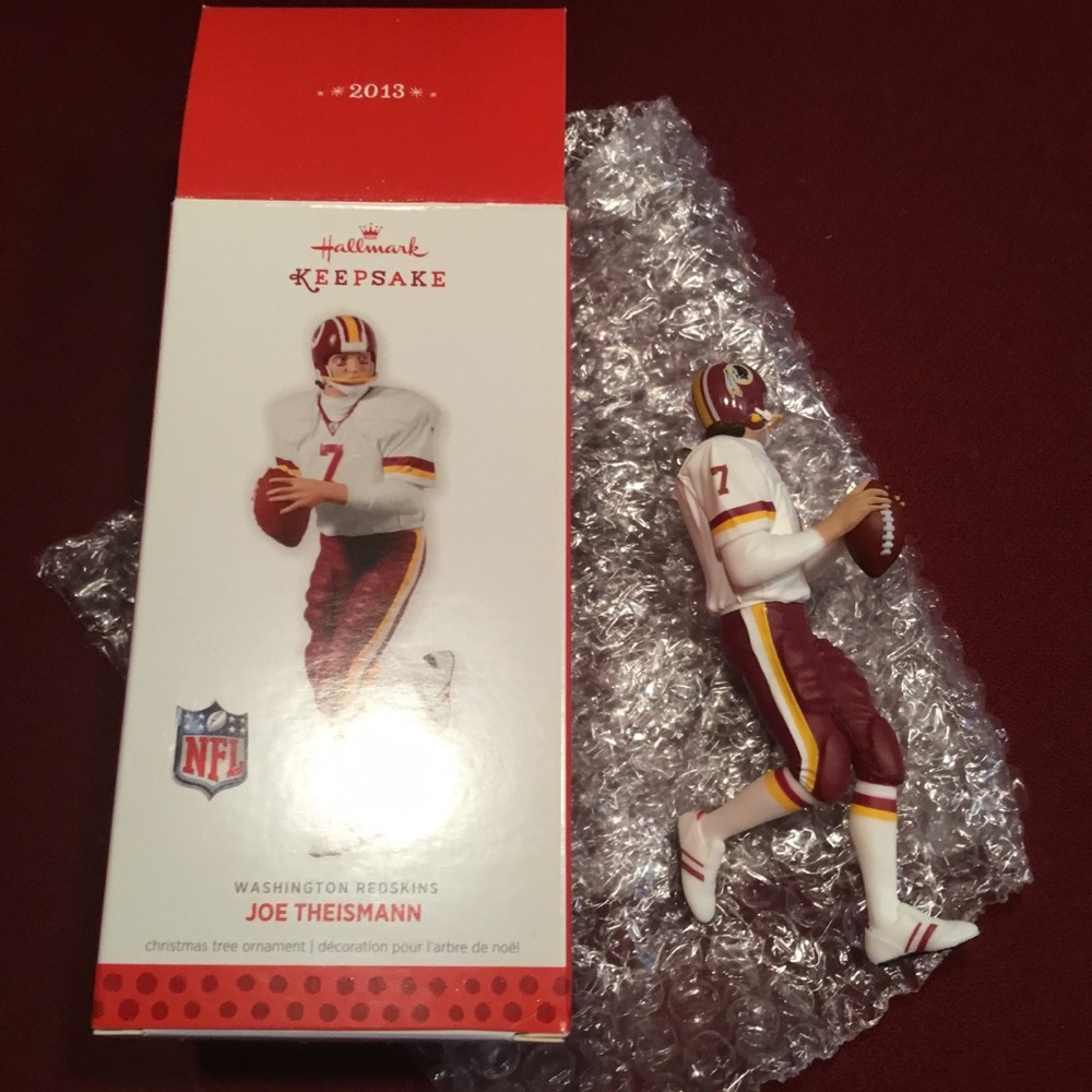 Hallmark Keepsake Joe Theismann Ornament, 2013, Washington Redskins